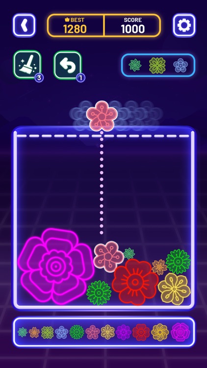 Flower Merge: Glow Blossom