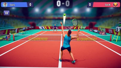 Tennis Court World Sports Game Screenshot