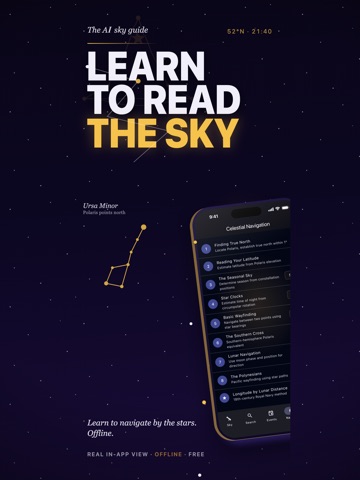 StarWizard: Astronomy Sky Map iPad screenshot