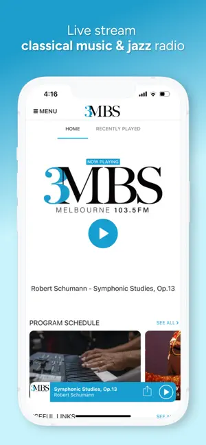 3MBS Melbourne 103.5FM screenshot 3
