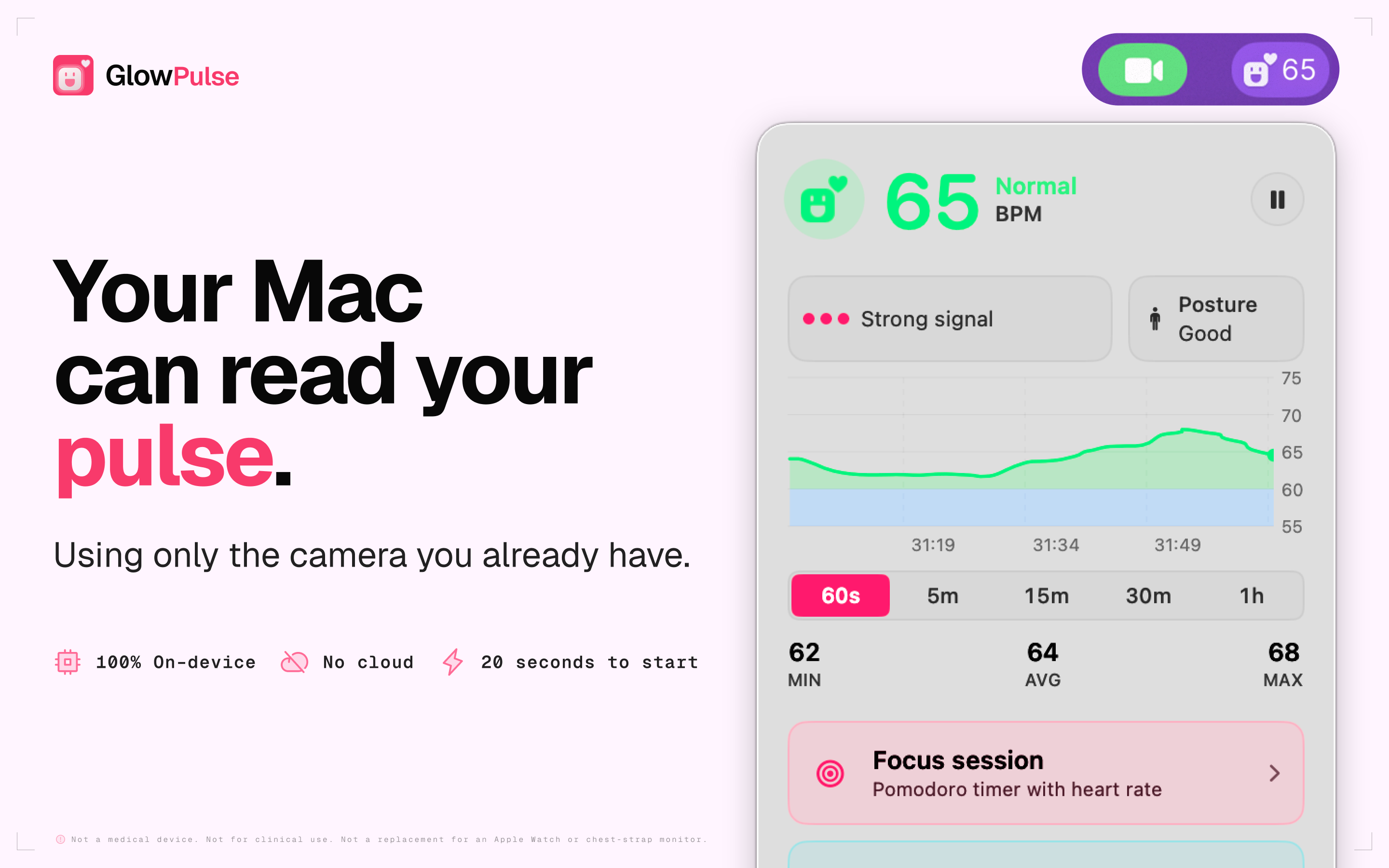 GlowPulse: Heart Rate Monitor screenshot 9