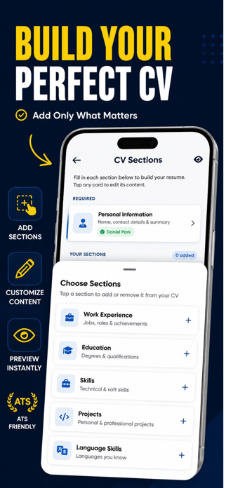Resumify: Resume & CV Maker Screenshot 3 of 4
