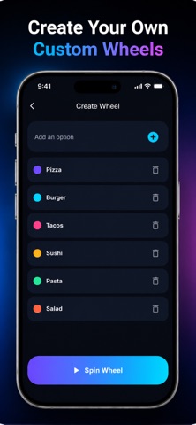 Decision Wheel - Random Picker iPhone screenshot