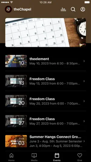 theChapel App screenshot 3