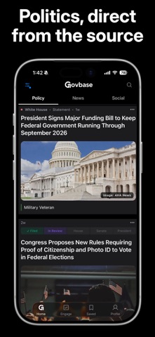 Govbase: Political News screenshot