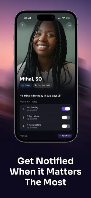 Birthday Reminder PeopleKeeper screenshot 3