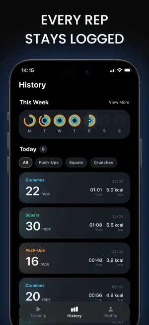 reUP: Pushup Tracker screenshot 3