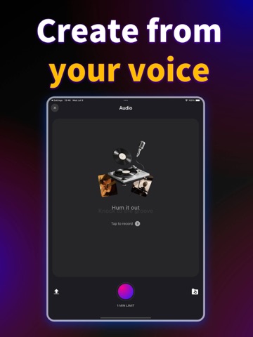 KP - AI Music & Song Generator iPad screenshot