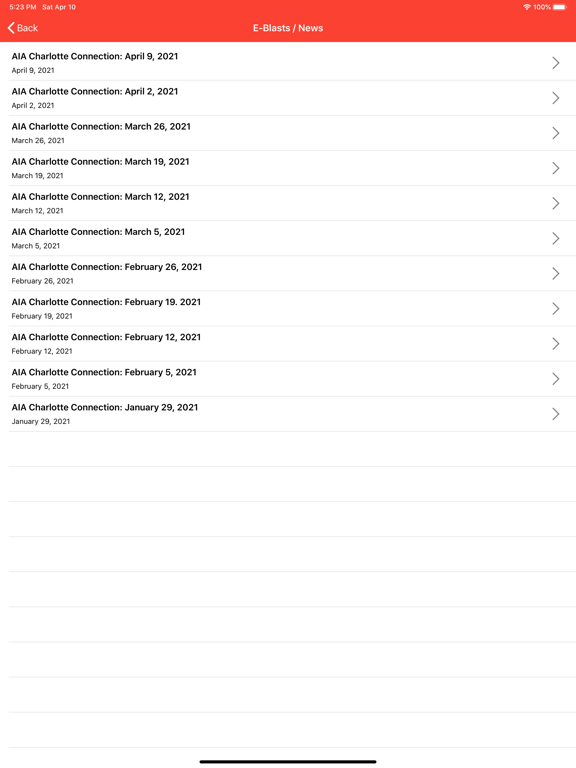 AIA Charlotte iPad screenshot 3 - Business app
