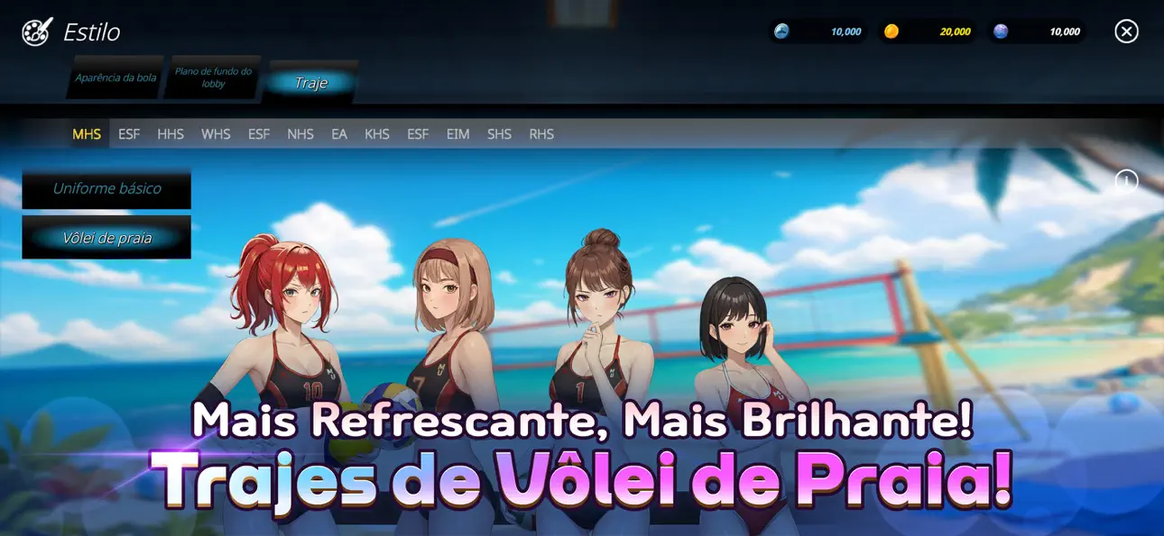 Volley Girls: Volleyball SPIKE Hack screenshot 1 - iOS game interface