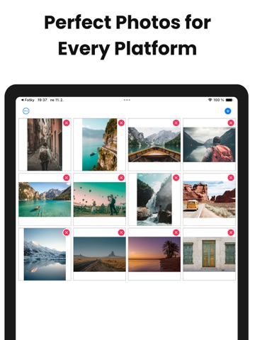Image Editor: Photo Fit iPad screenshot