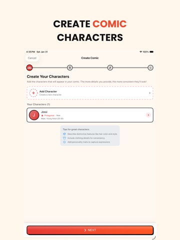 Comiqo: Manga, Comics, Manhwa iPad screenshot