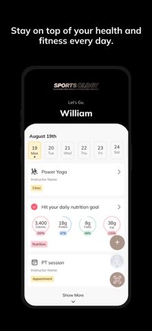 SPORTSOLOGY App iPhone screenshot