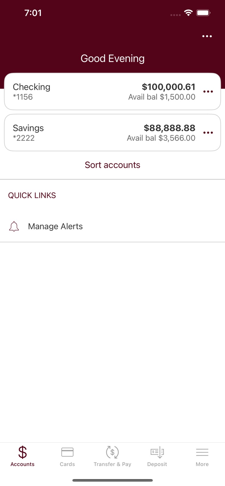 Hingham Savings Personal iphone screenshot 2