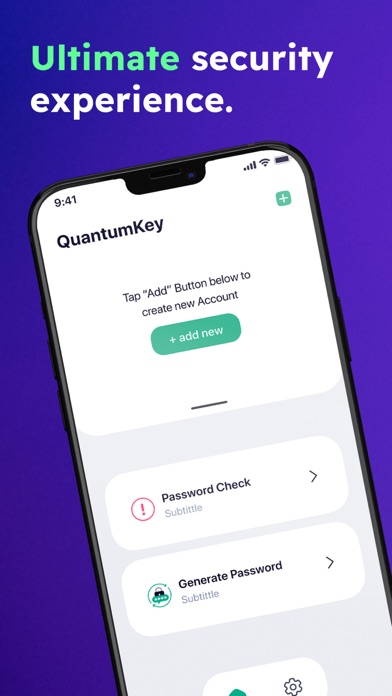 QuantumKey Screenshot