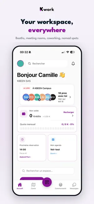 K-work: Book Your Workspace screenshot 1