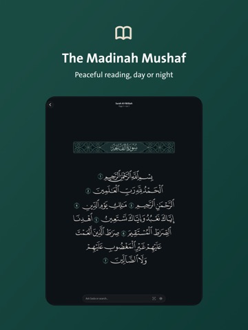 Wird: Quran, Dhikr & Prayer iPad screenshot 1