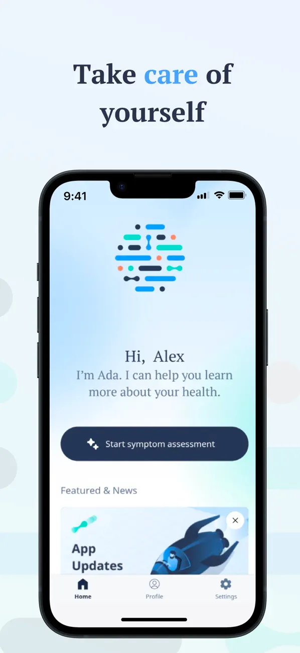 #1. Ada - your health portal (iOS) 来自: Ada Health