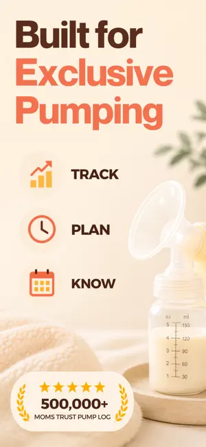 Pump Log® - Track Breast Milk screenshot 1