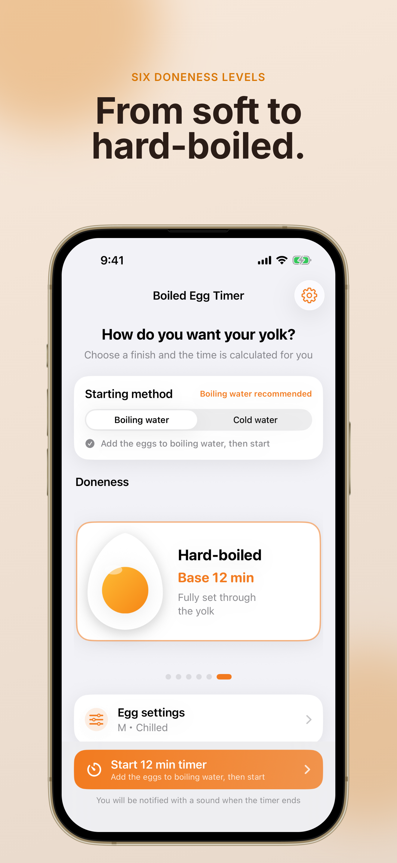 Boiled Egg Timer: Yolk Guide screenshot 2