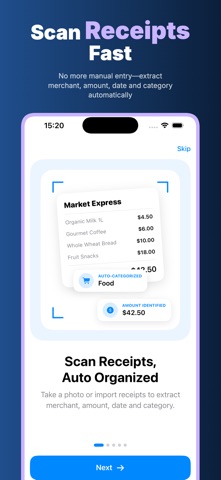 ReceiptMint: Expenses & Tax iPhone screenshot