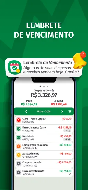 Minhas Despesas: Finanças screenshot 2