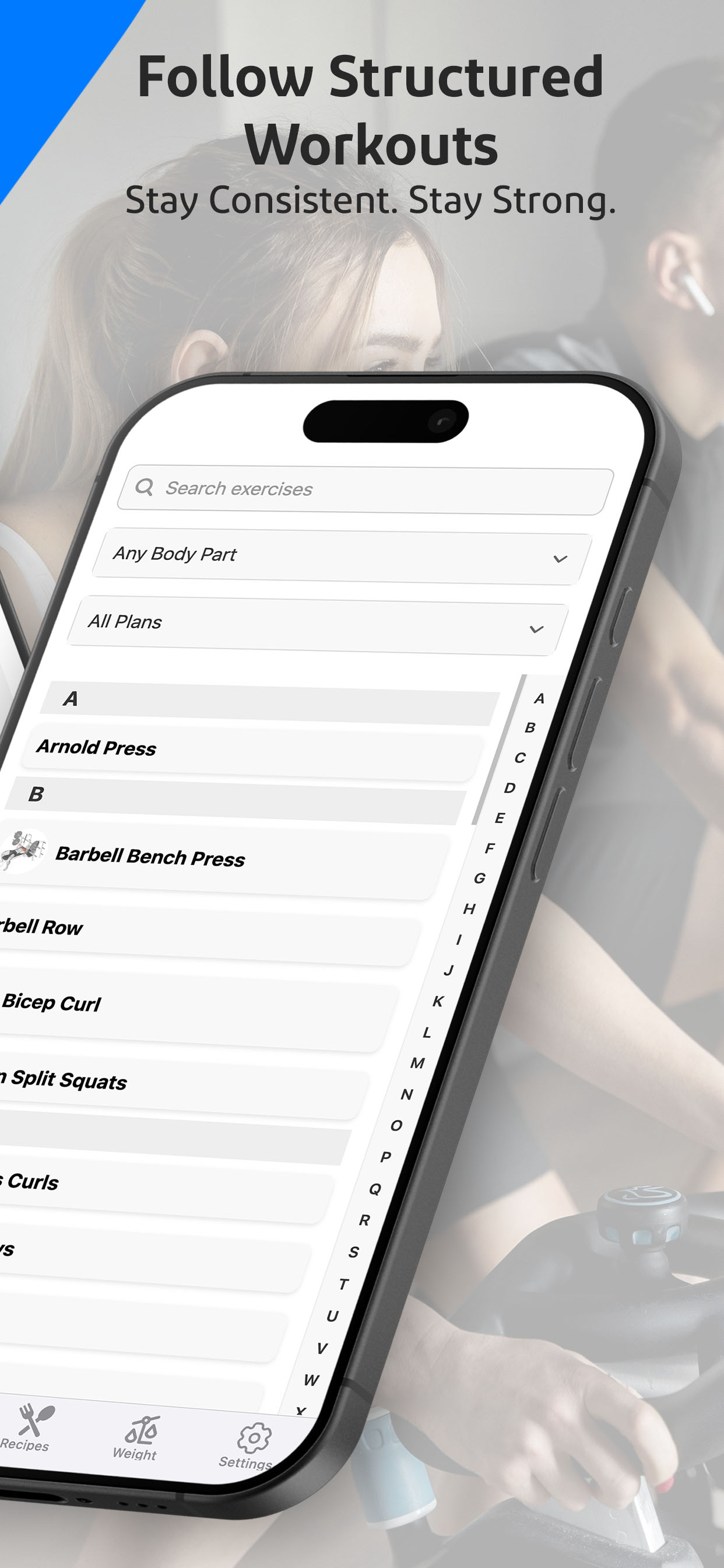 Lift & Nourish: Gym Tracker