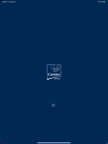 Centier Bank iPad screenshot 1