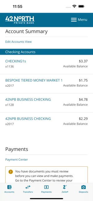 42 North Private Bank screenshot 3