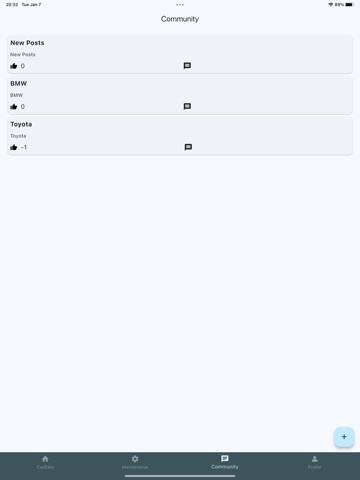 Car-Data iPad screenshot