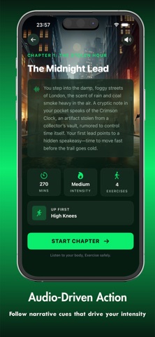 Narrafit: Audio Story Workouts screenshot