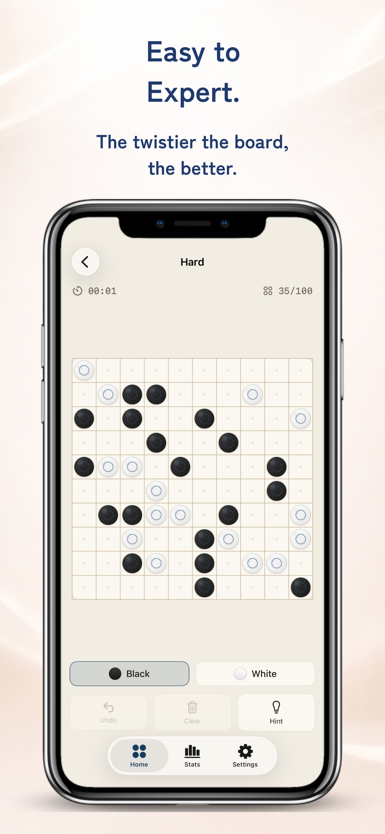 Screenshot 3 of Goishi: Black & White Puzzle