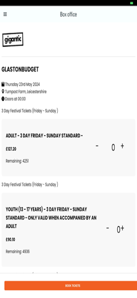 Gigantic Box Office screenshot 2