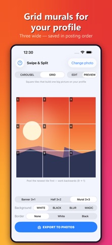 Swipe & Split: Carousel Maker screenshot
