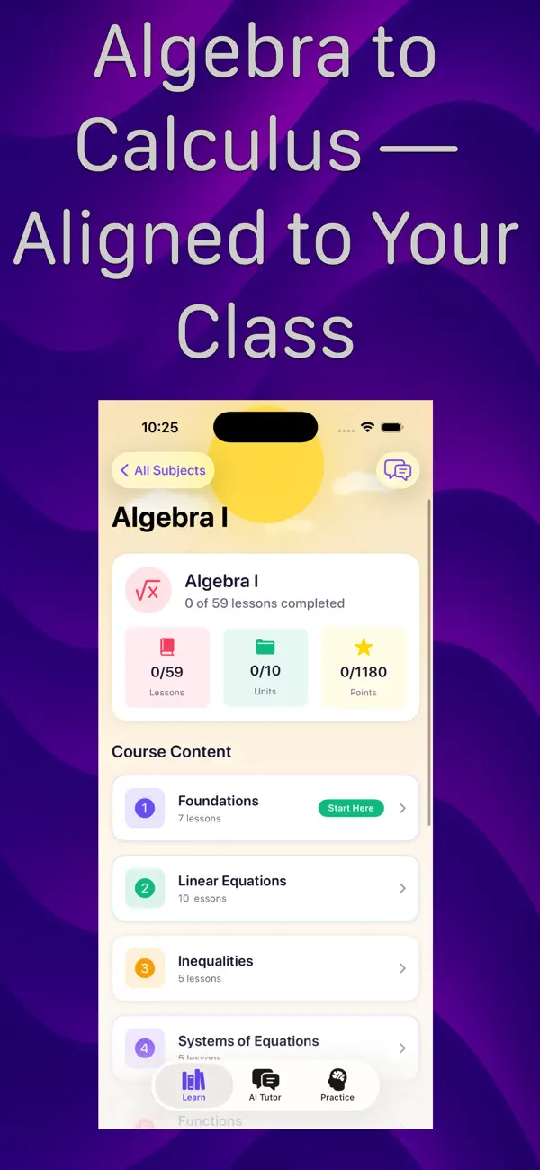 #4. Math Hero: High School Tutor (iOS) By: daniel berger