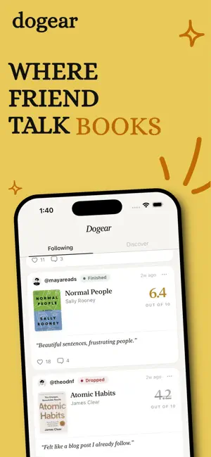 dogear: social book tracker screenshot 1