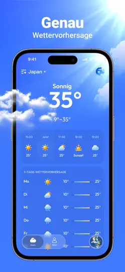Screenshot von Weatherly:Forecast&Radar auf dem iPhone 2