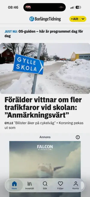 Borlänge Tidning screenshot 1