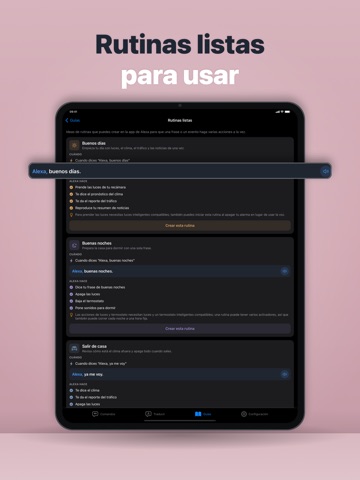Comandos de voz para Alexa iPad screenshot 6