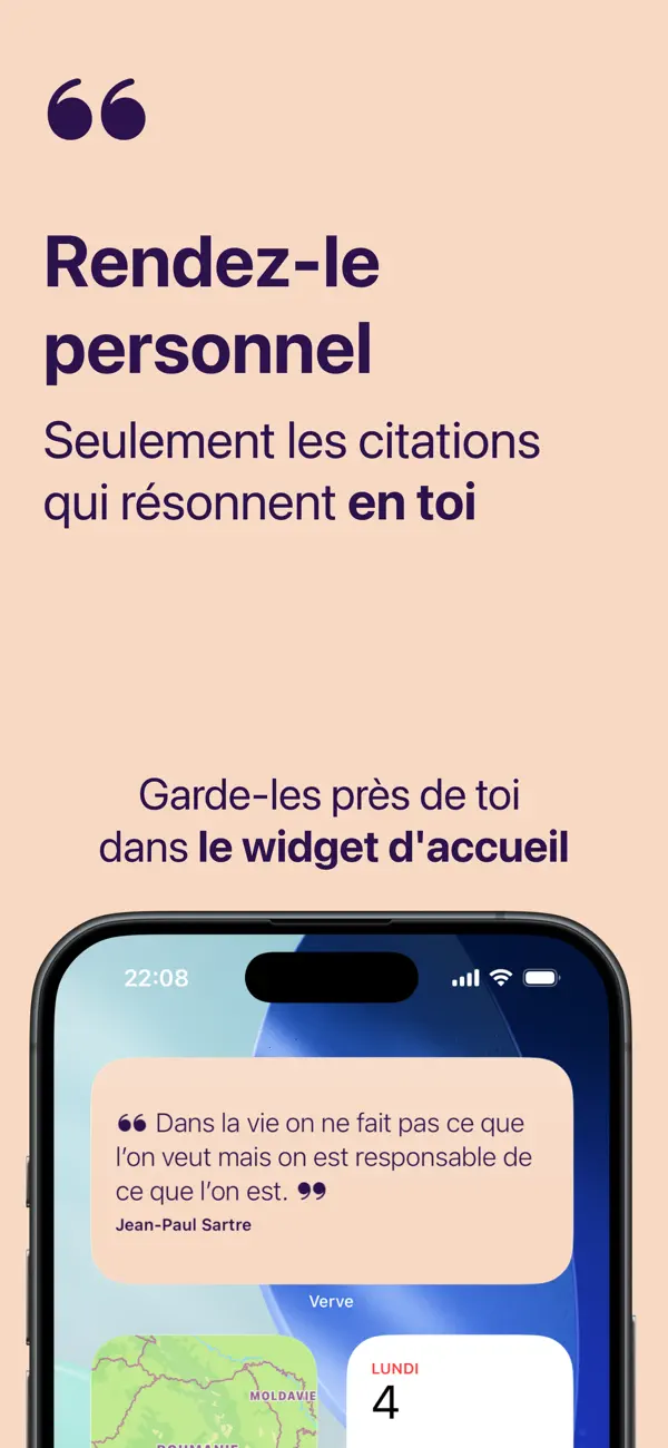 Screenshot #2 pour Citations qui touchent: Verve