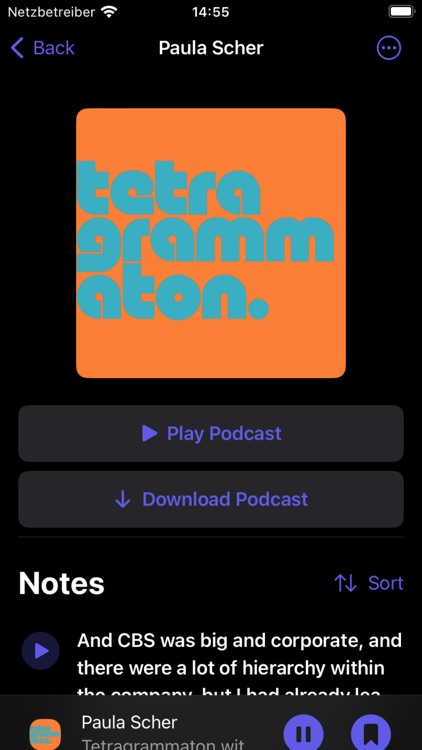 Marker: Podcast Notes