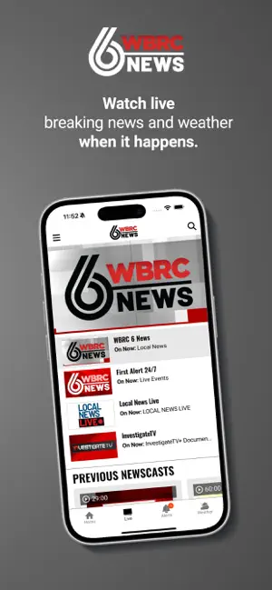 WBRC 6 News screenshot 2
