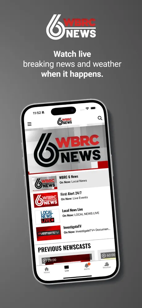 WBRC 6 News screenshot 2