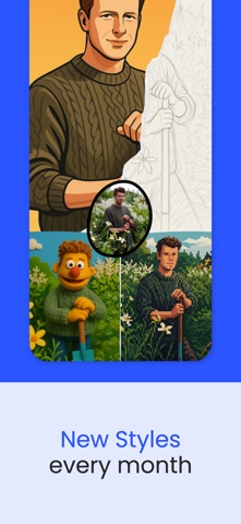 AI Ren: Cartoon face maker screenshot