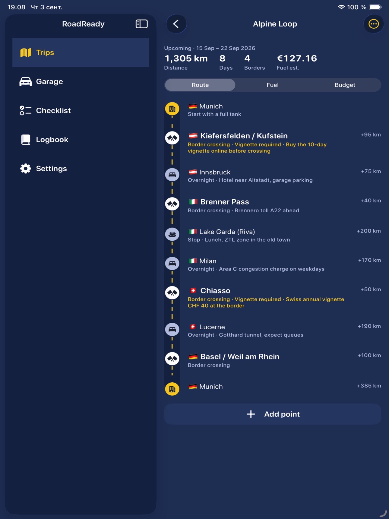 Screenshot 9 of RoadReady Planner