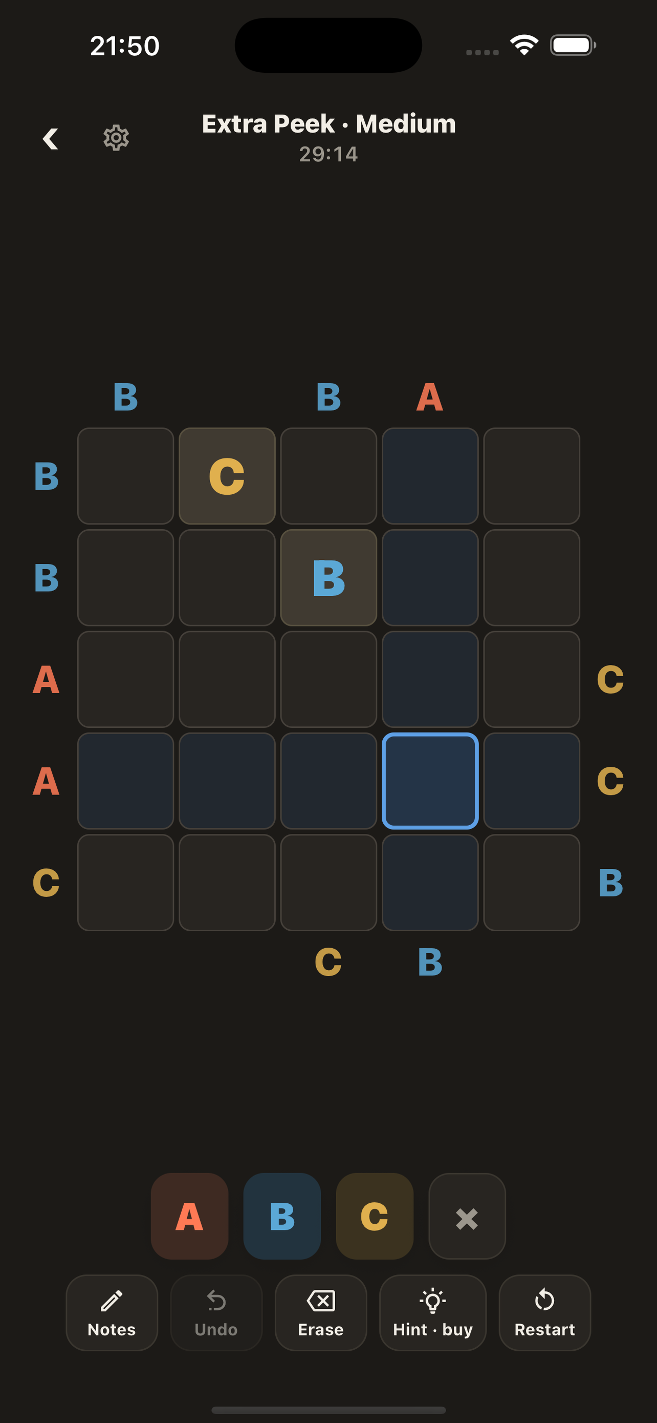 Peeks - Daily Logic Puzzle screenshot 2