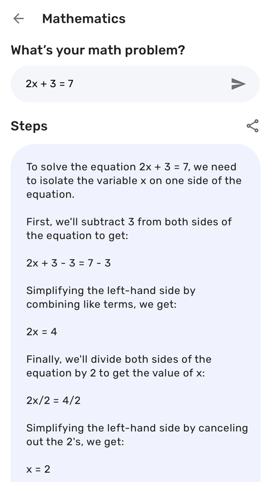 #3. LearnMate: Homework Solver (iOS) By: Melanie Tomaschko