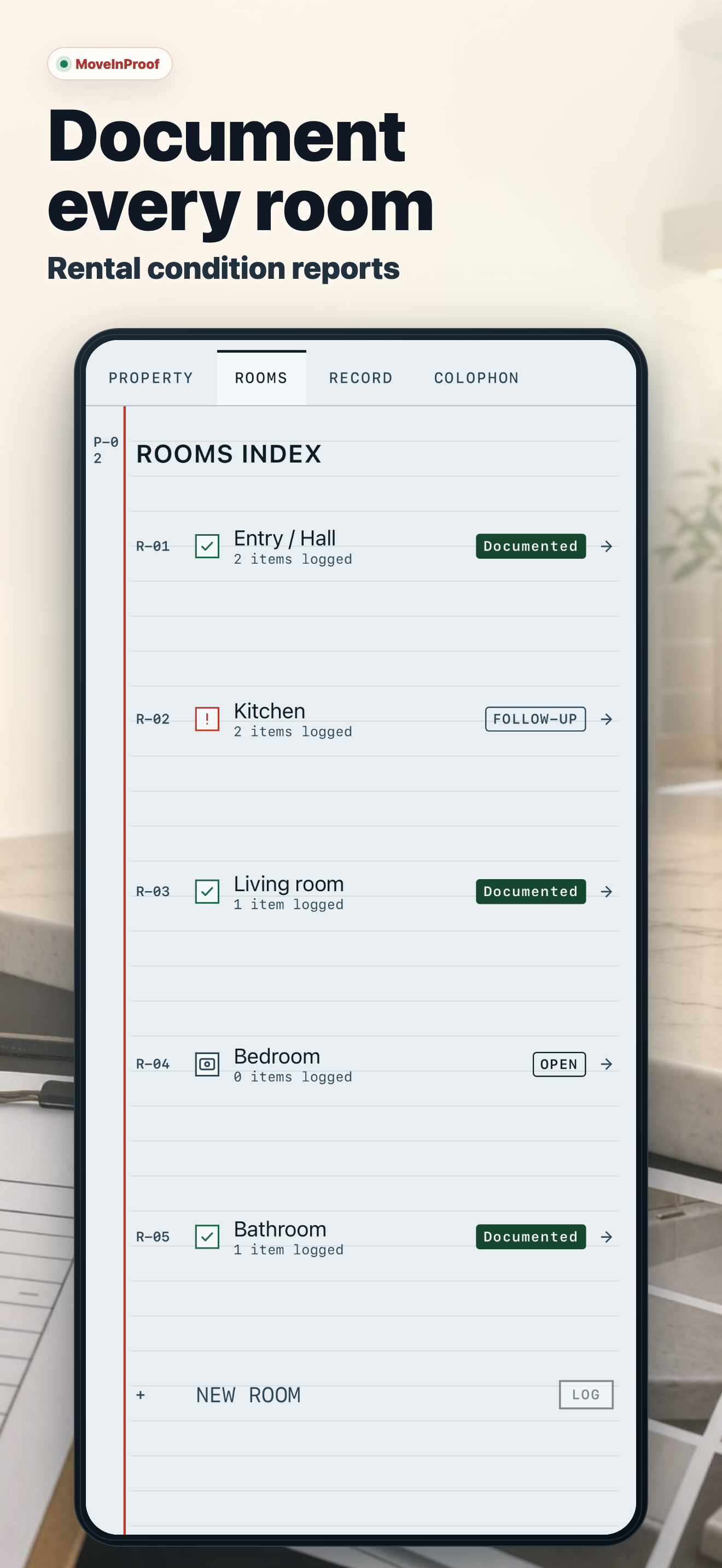 MoveInProof screenshot 2