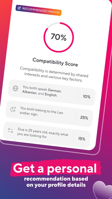Dua Dating App - Find The One Screenshot