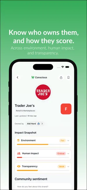Conscious - Spend Ethically. iPhone screenshot 2